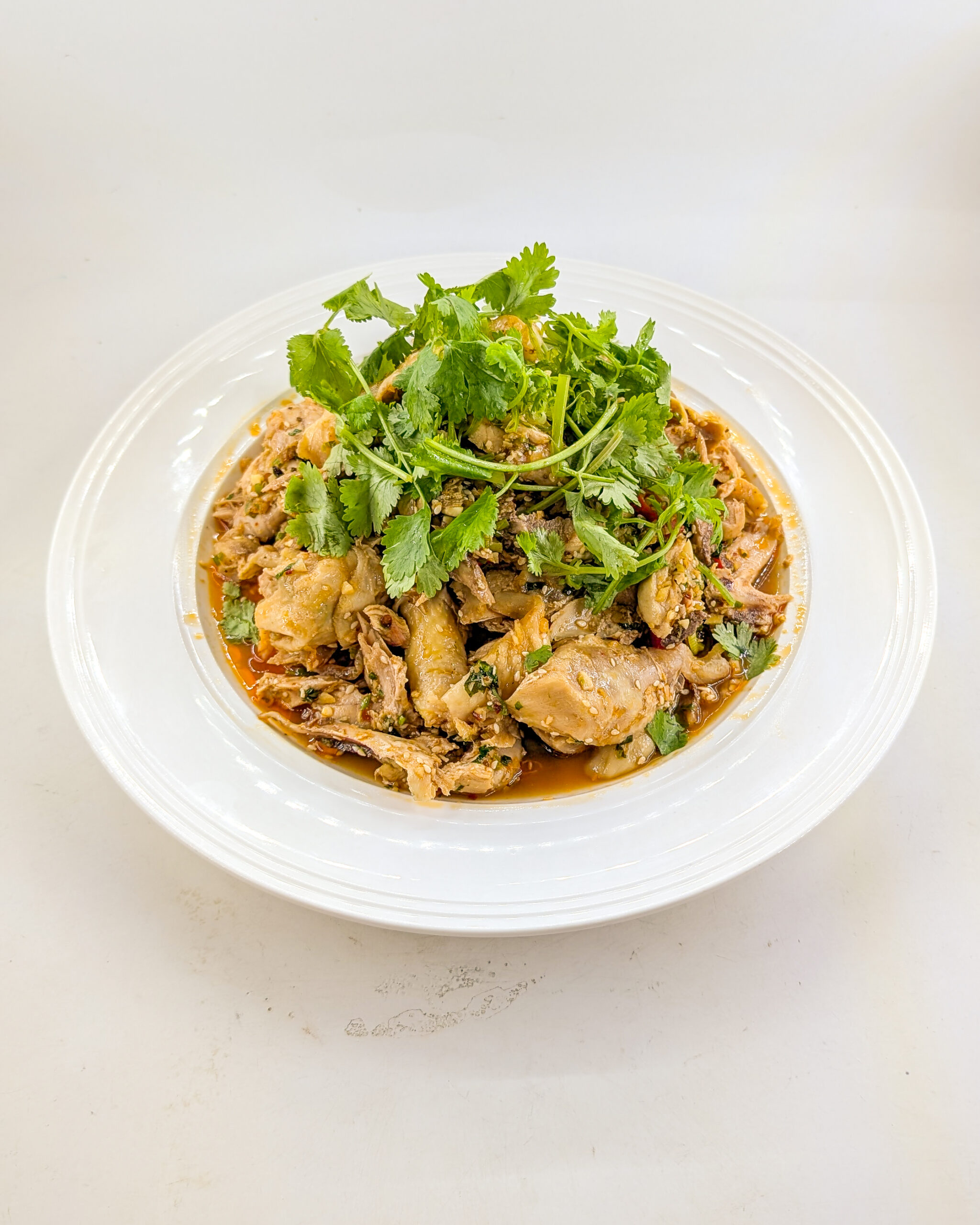 The Art of Simplicity: Steamed Chicken Leg Chinese Style